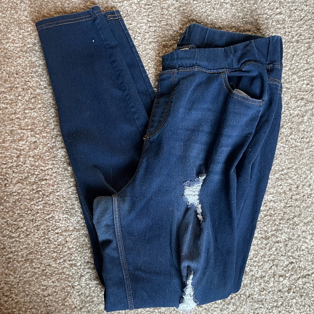 Medium-Wash Jegging